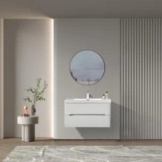 Подвесная тумба с раковиной Parly Spa River60 лилейно-белый